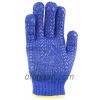 Heavy-duty gloves with PVC pattern B10-29