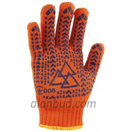 Надміцні рукавички з ПВХ малюнком O10-29